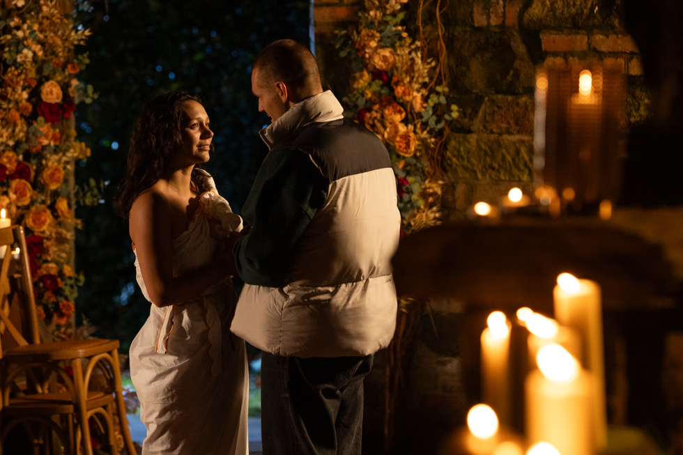 cleo mcqueen and abe fielding in hollyoaks