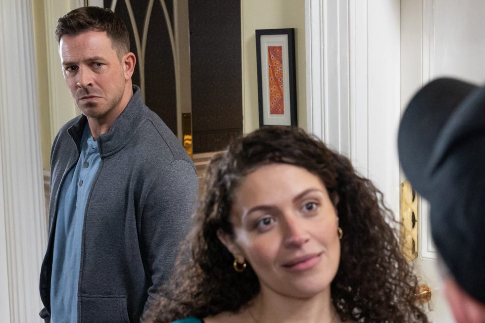 darren osborne and kat omari in hollyoaks