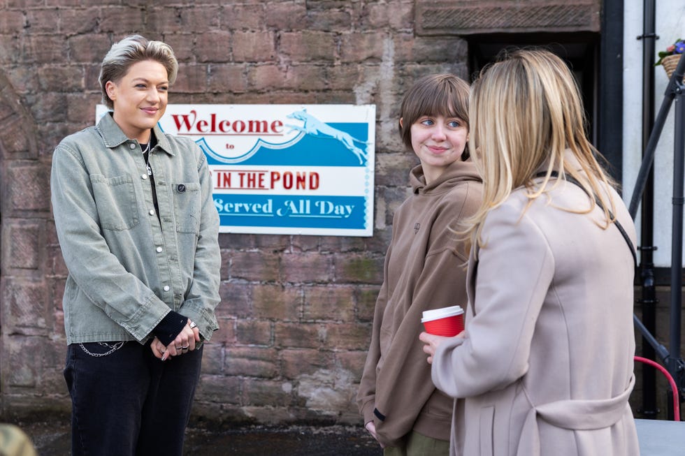 matt, ro hutchinson and diane hutchinson in hollyoaks