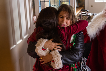 mercedes mcqueen and myra mcqueen in hollyoaks