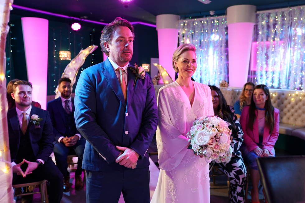 La boda de Dave Chen Williams y Cindy Cunningham en Hollyoaks