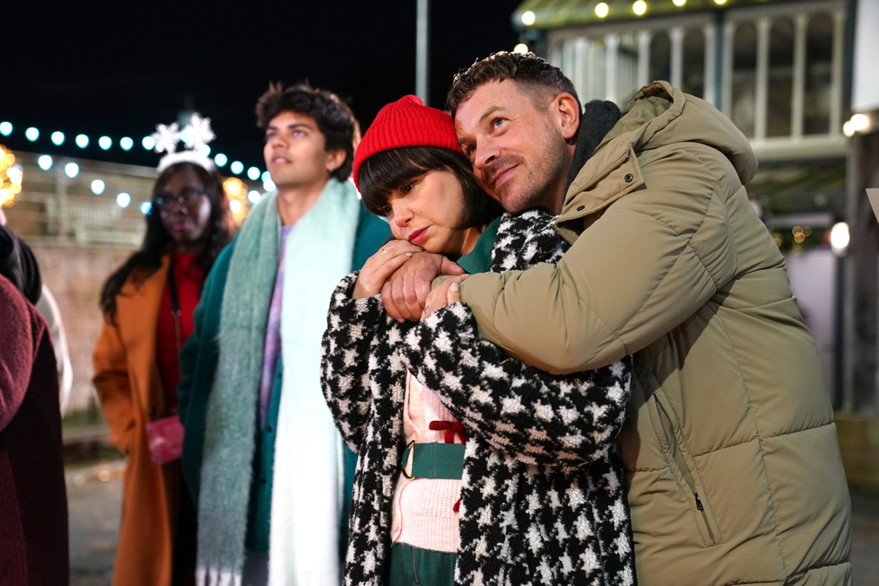 dillon ray, nancy osborne and darren osborne in hollyoaks