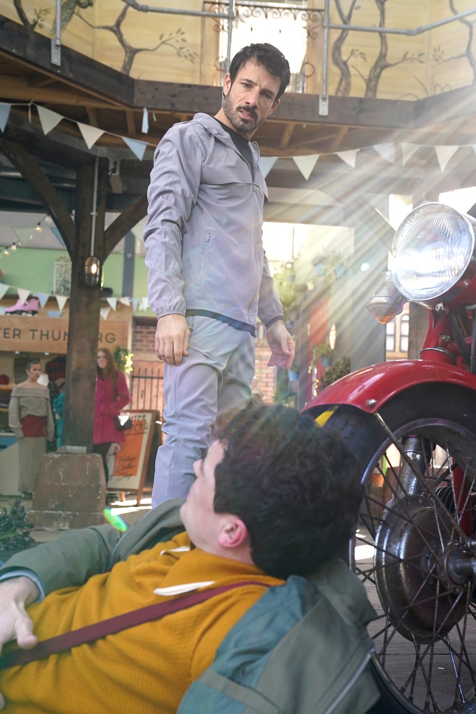 dodger savage and rex gallagher in hollyoaks