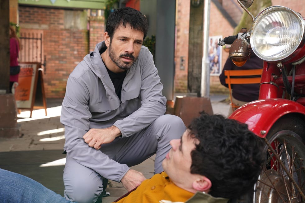 dodger savage and rex gallagher in hollyoaks