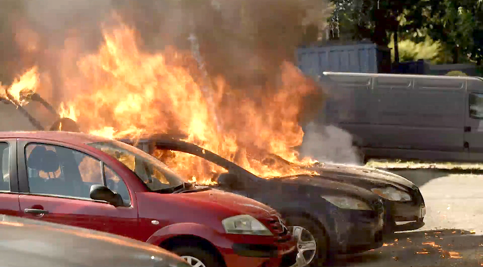 hollyoaks car explosion