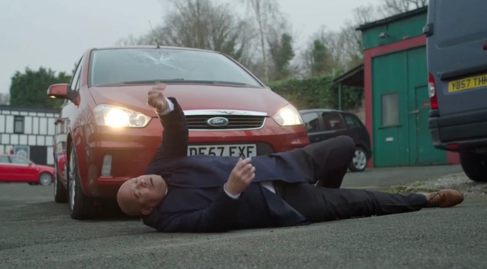 Hollyoaks' Donny hit by car hollyoaks' donny hit by car