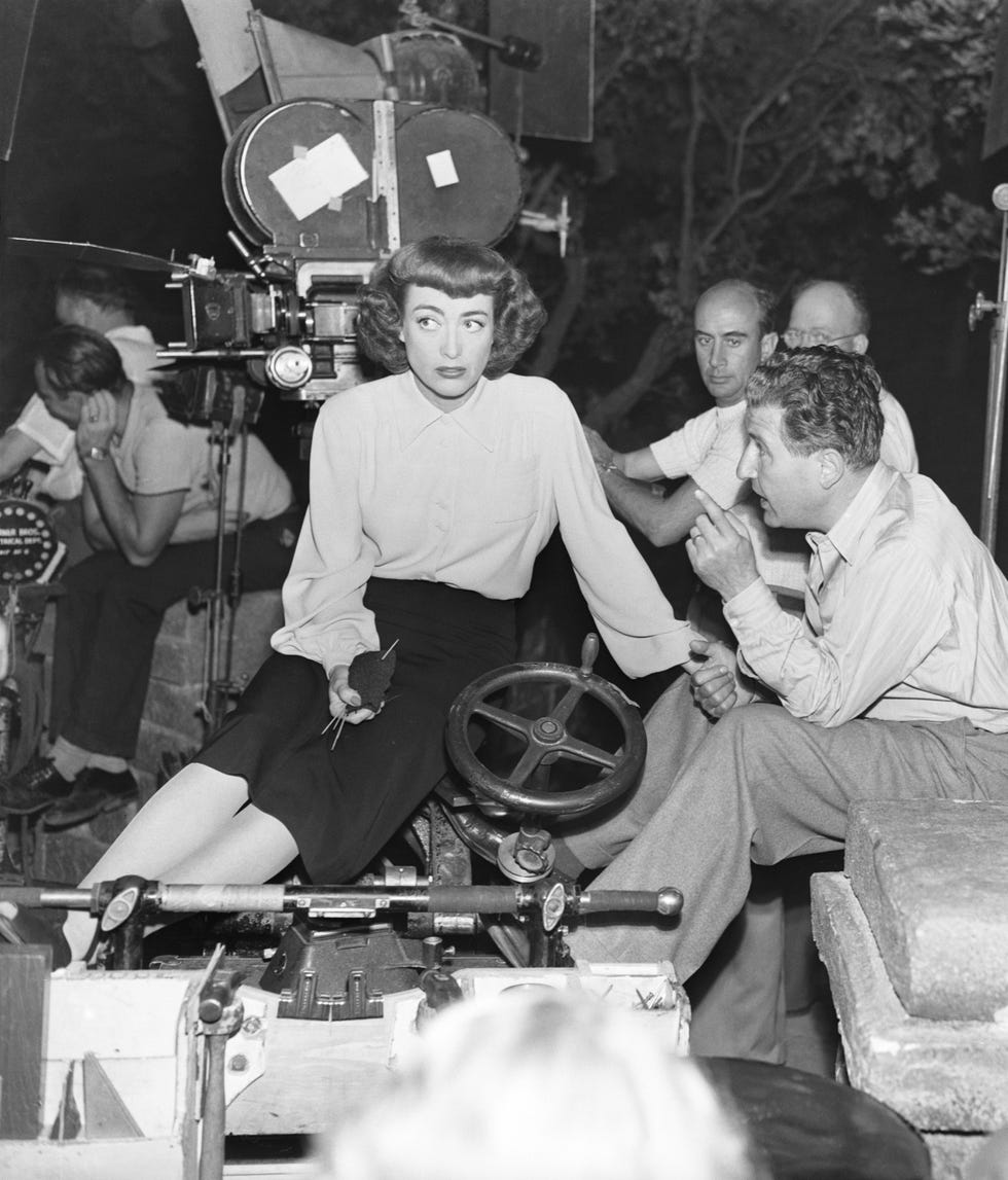Joan Crawford Listens To Director