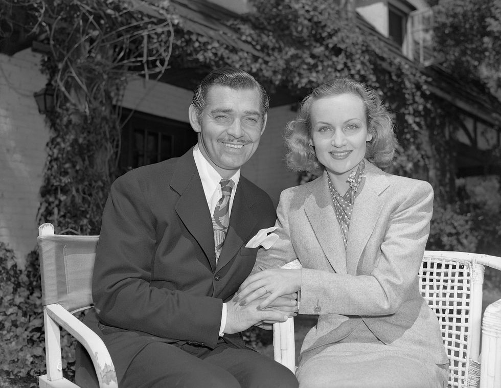 clark gable and carole lombard after their wedding
