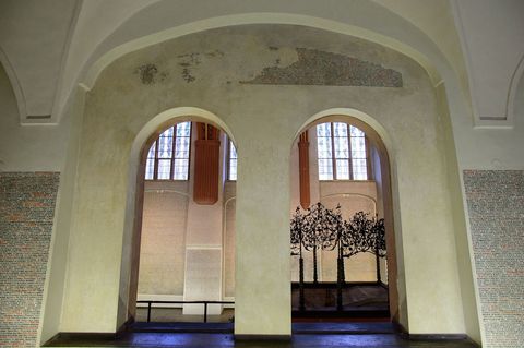 Deze synagoge is oorspronkelijk gebouwd als een openbaar bad en in de 16e eeuw verbouwd tot synagoge