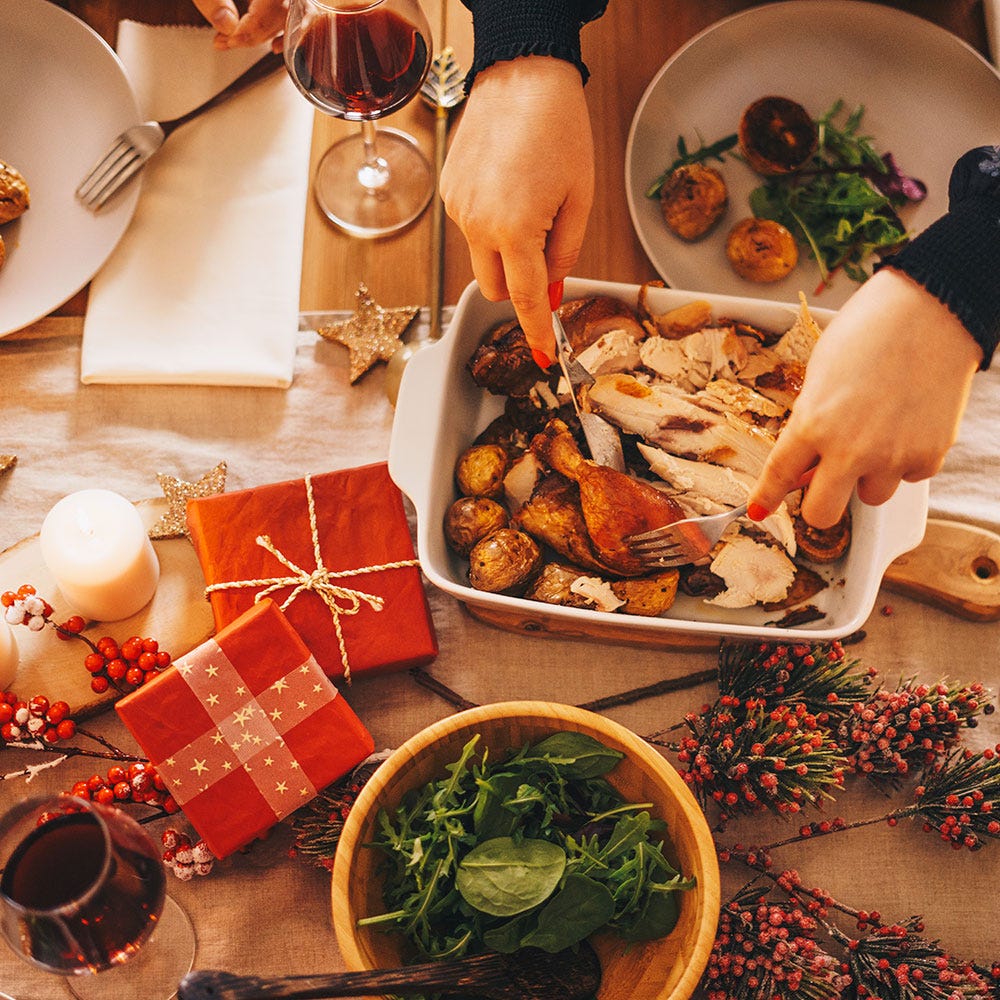 cómo no engordar en las comidas navideñas