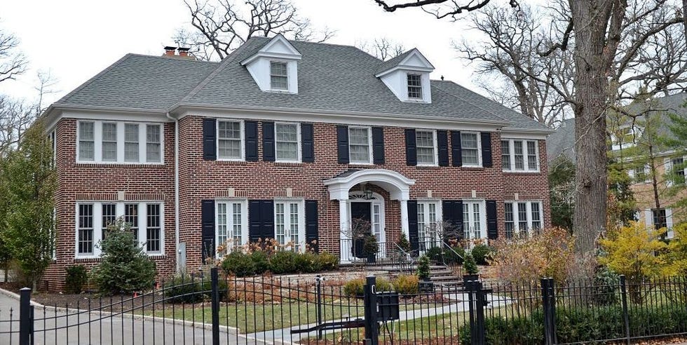 a large brick house