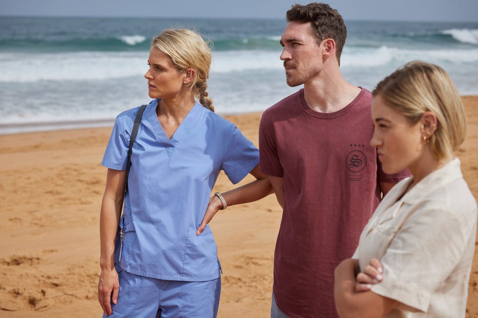 bree cameron, xander delaney and harper matheson in home and away