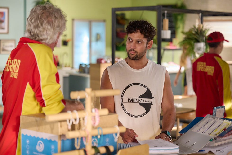 John Palmer and Mali Hudson in Home and Away john palmer and mali hudson in home and away
