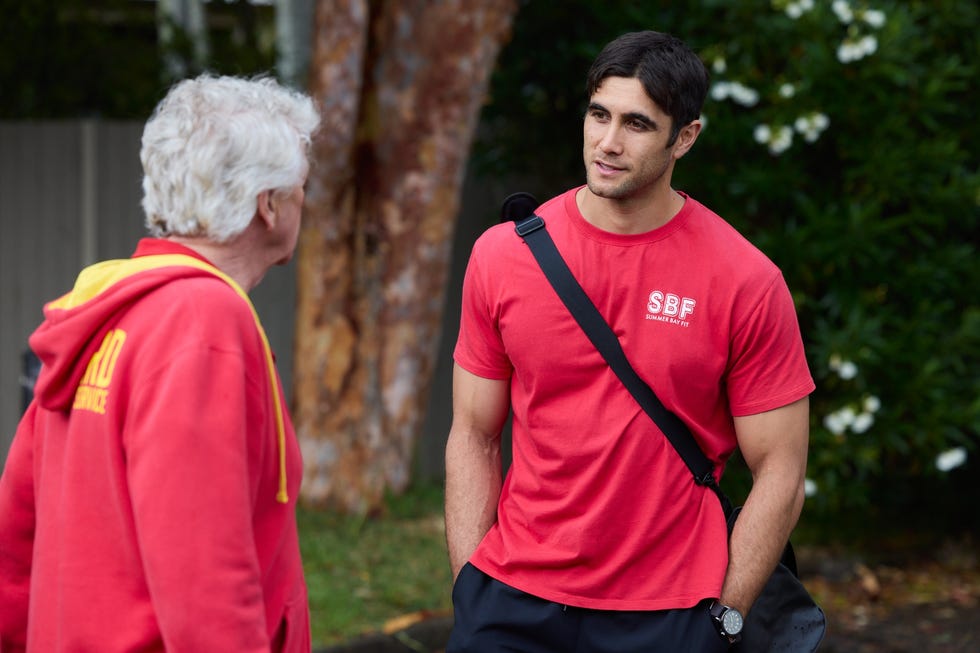 John Palmer and Tane Parata in Home and Away john palmer and tane parata in home and away