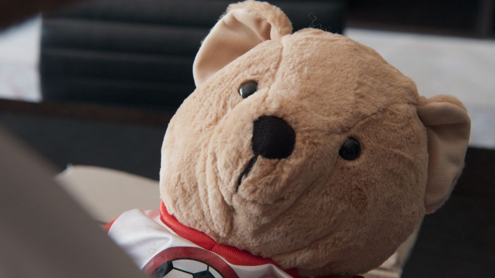 teddy bear in home and away