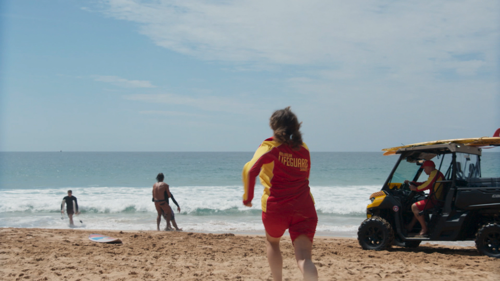 theo poulos, xander delaney and dana matheson in home and away