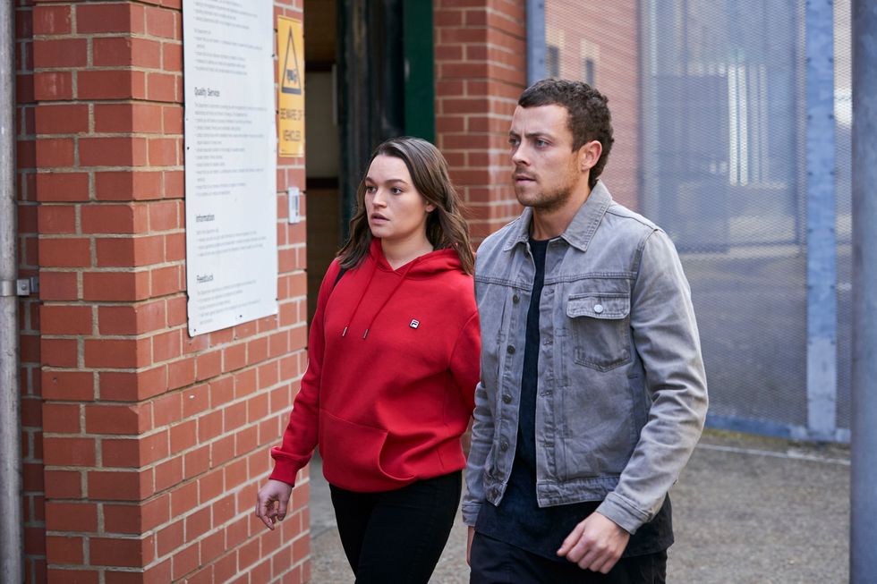 trouble for bella nixon and dean thompson as they visit colby thorne in prison in home and away