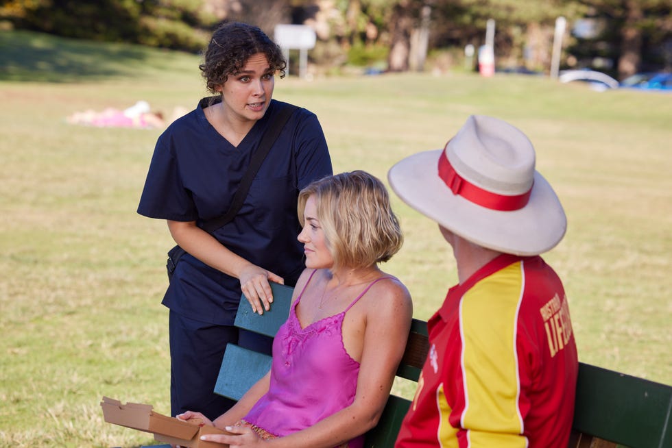 dana matheson, harper matheson and john palmer in home and away