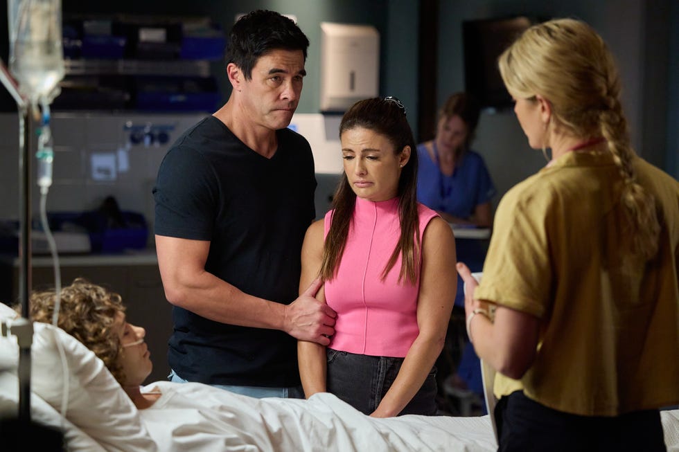 justin morgan, leah patterson and bree cameron in home and away