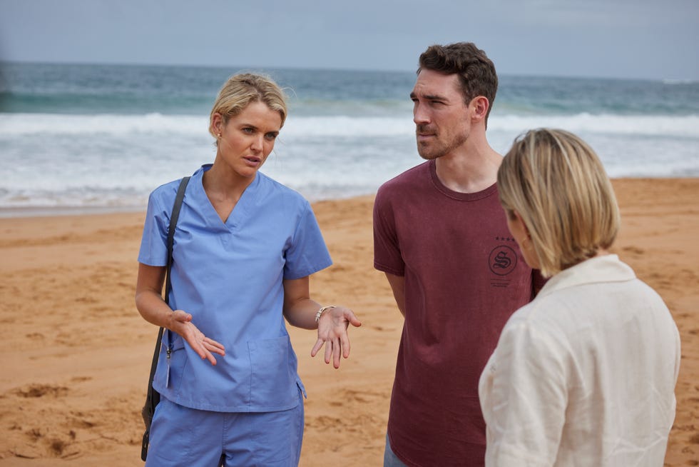 Bree Cameron, Xander Delaney and Dana Matheson in Home and Away bree cameron, xander delaney and dana matheson in home and away
