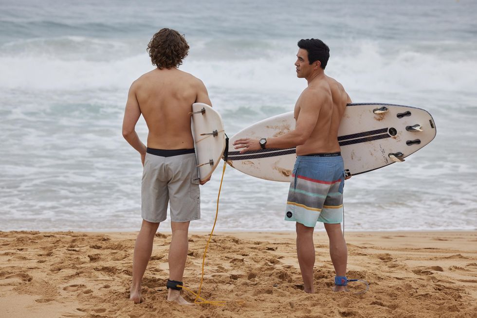 theo poulos and justin morgan in home and away