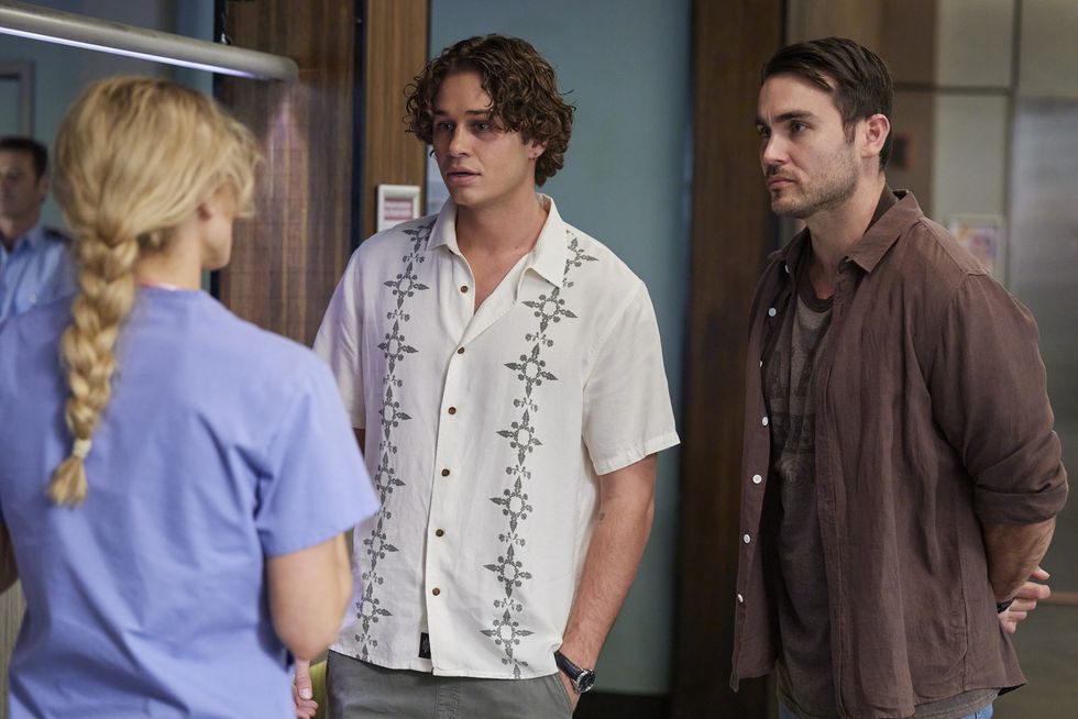 bree cameron, theo poulos and cash newman in home and away