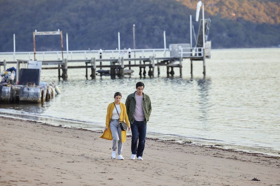 leah patterson and justin morgan in home and away