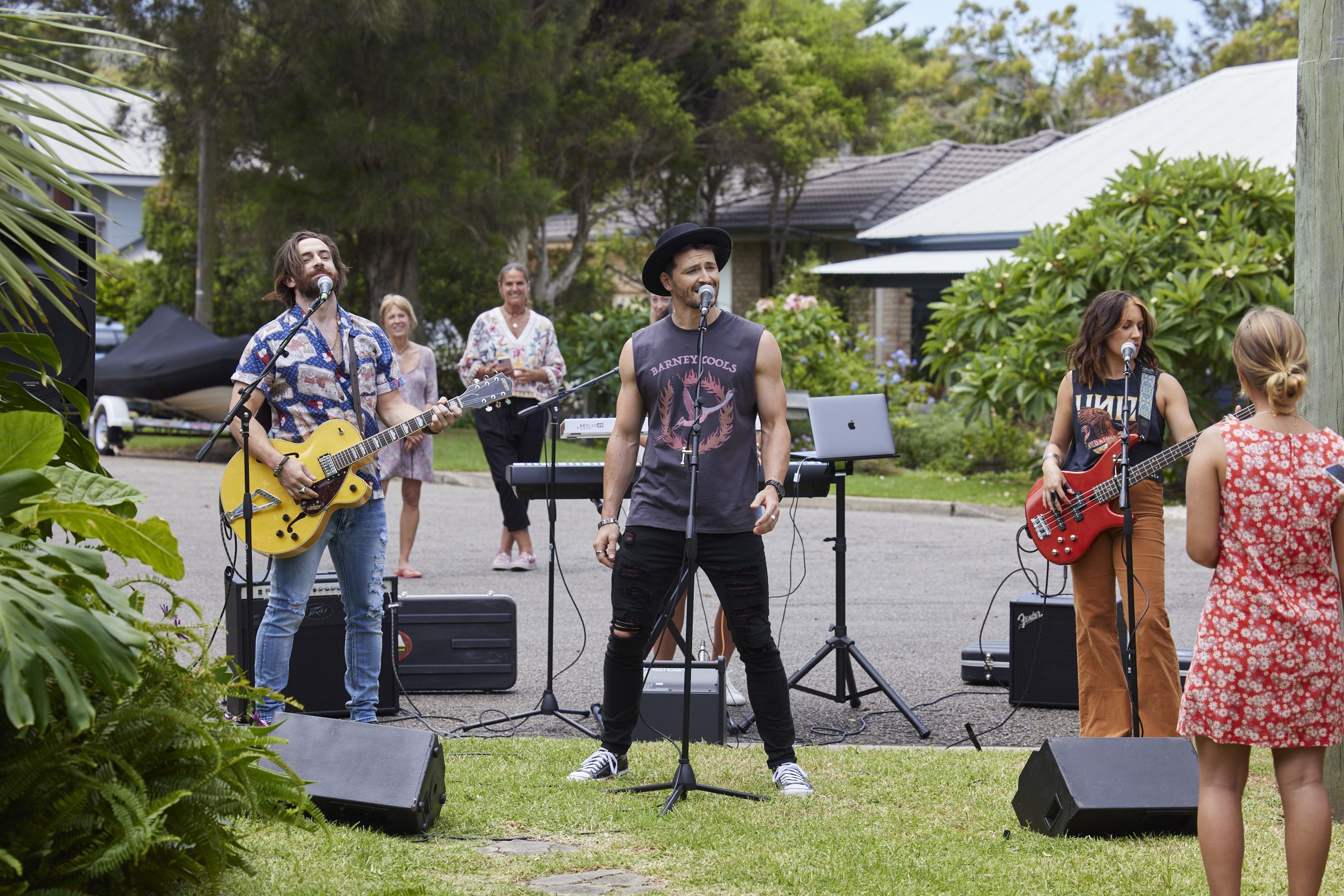 Home and Away unveil four new faces as new band 'Lyrik' join the show