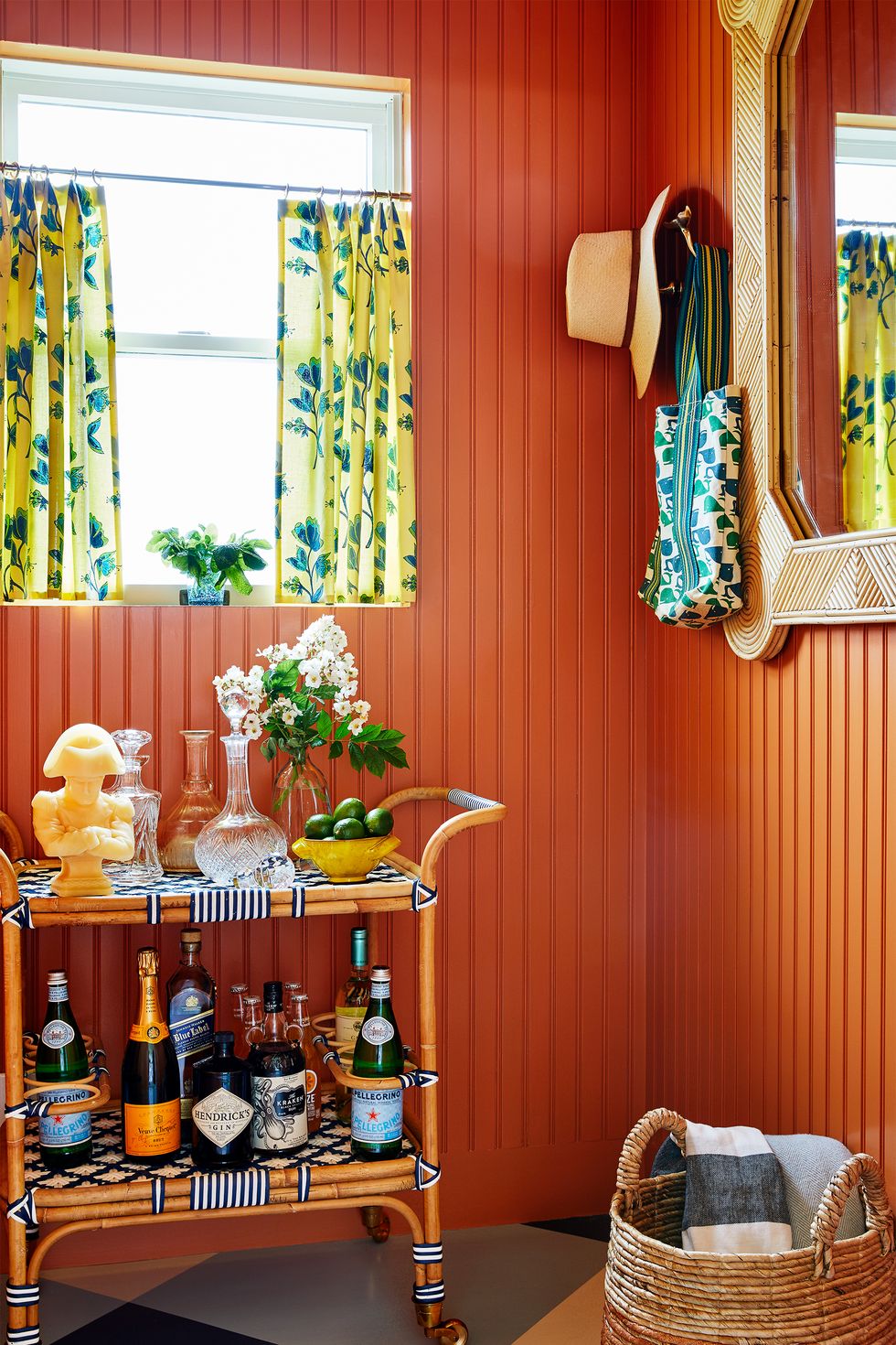 17 Colorful Home Bar Ideas - Fun Designs for Small Home Bars