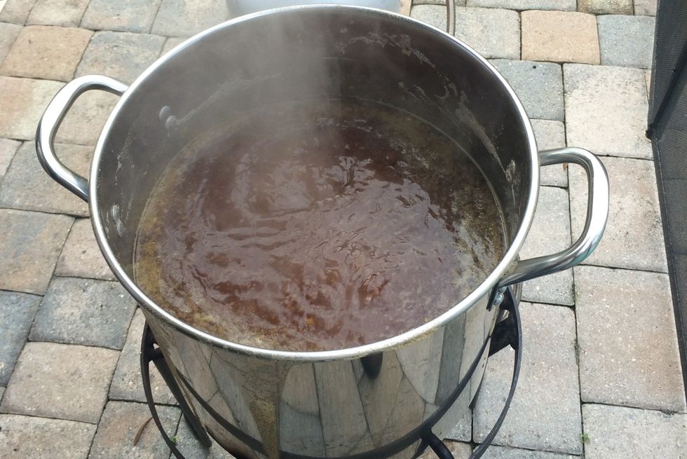home brewing, cooling down brew
