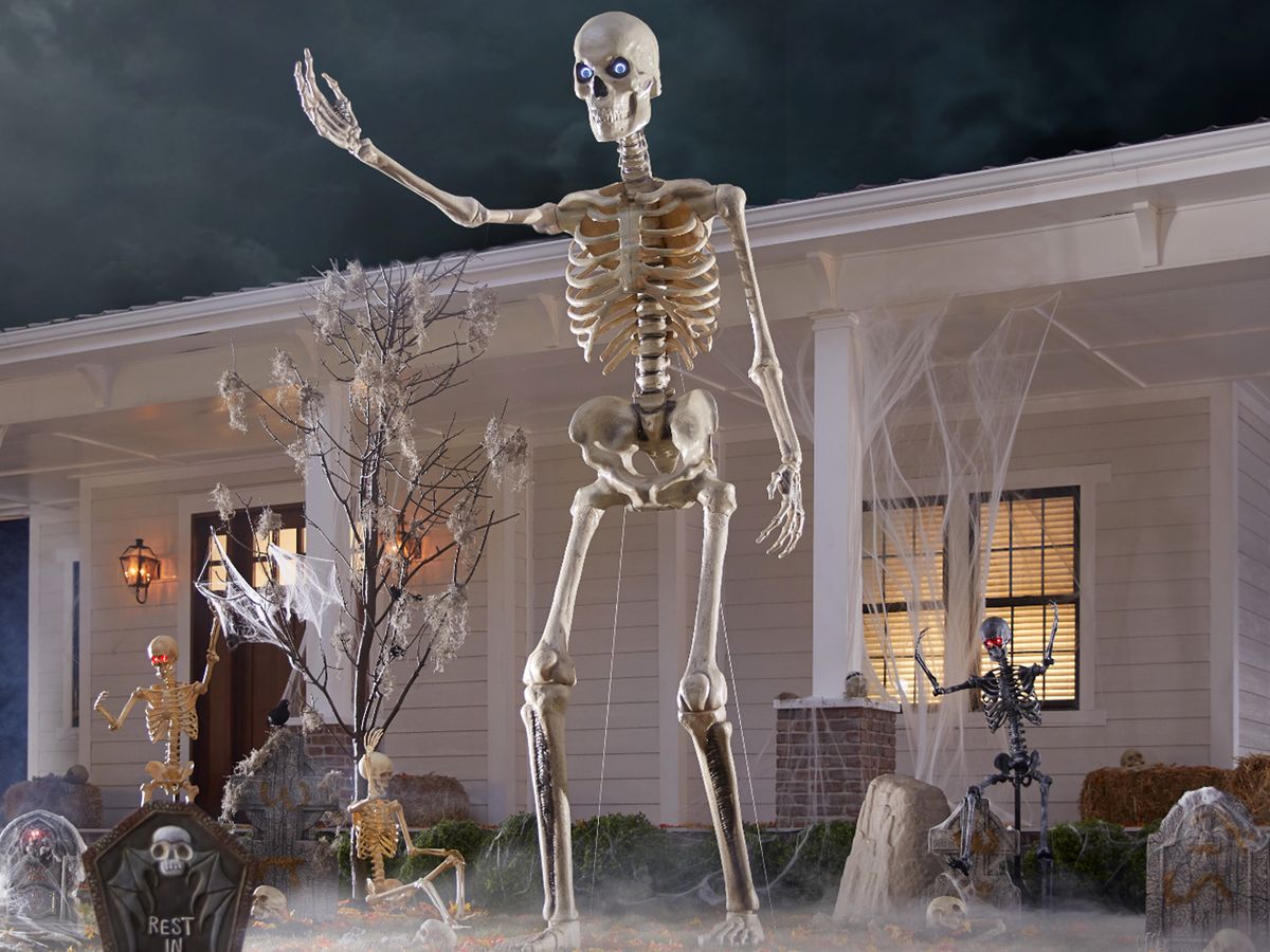Home Depot\'s Famous 12-Foot Skeleton Is Finally Back in Stock