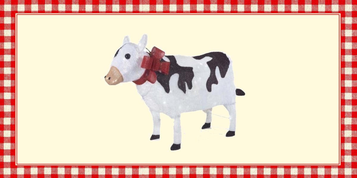 Home Depot Christmas Cow Decoration