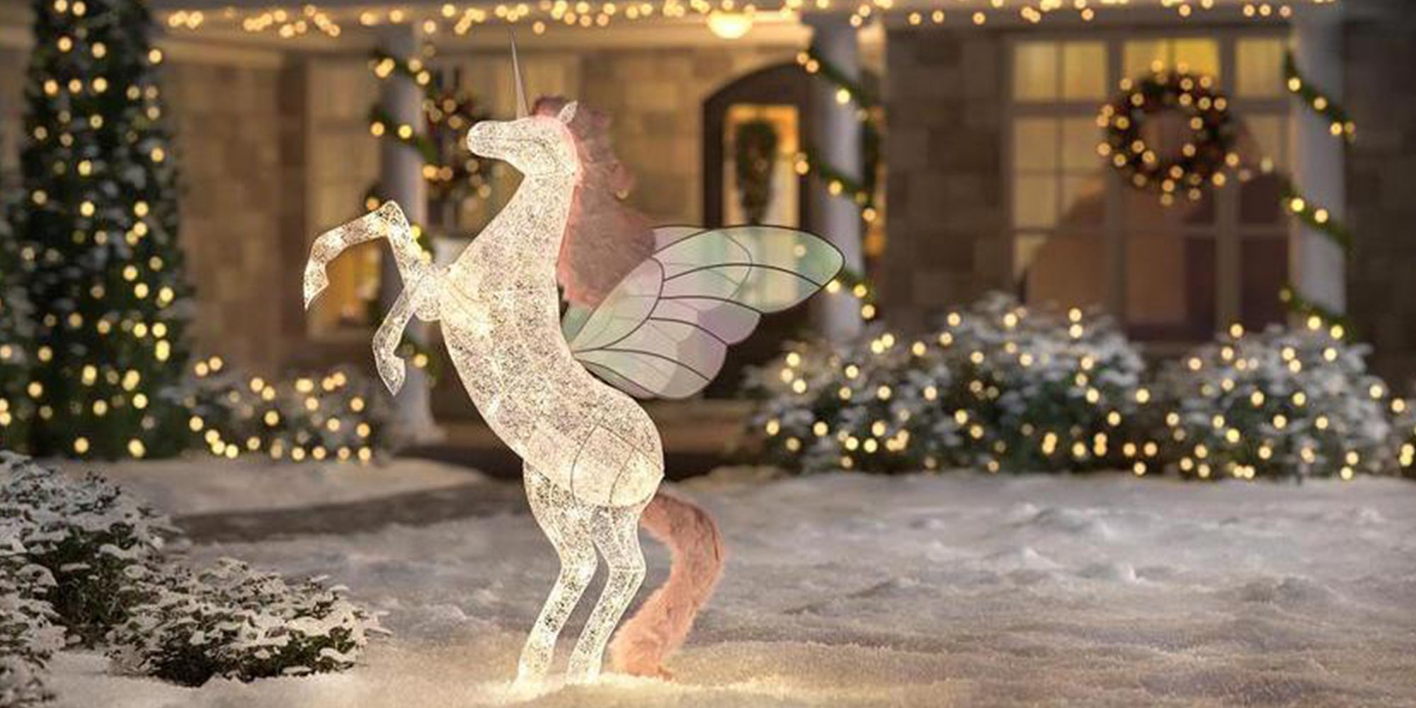 This 6-Foot Majestic Unicorn Decoration Will Light Up the Town ...