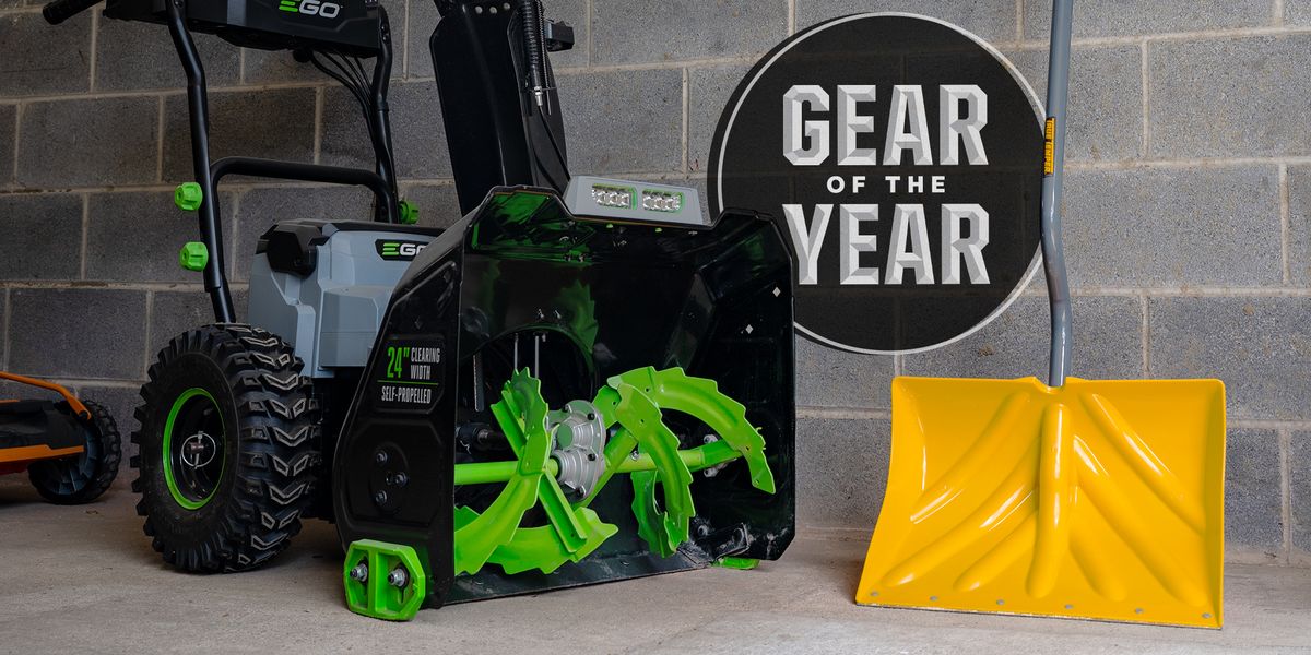 gear of the year snow blower and shovel