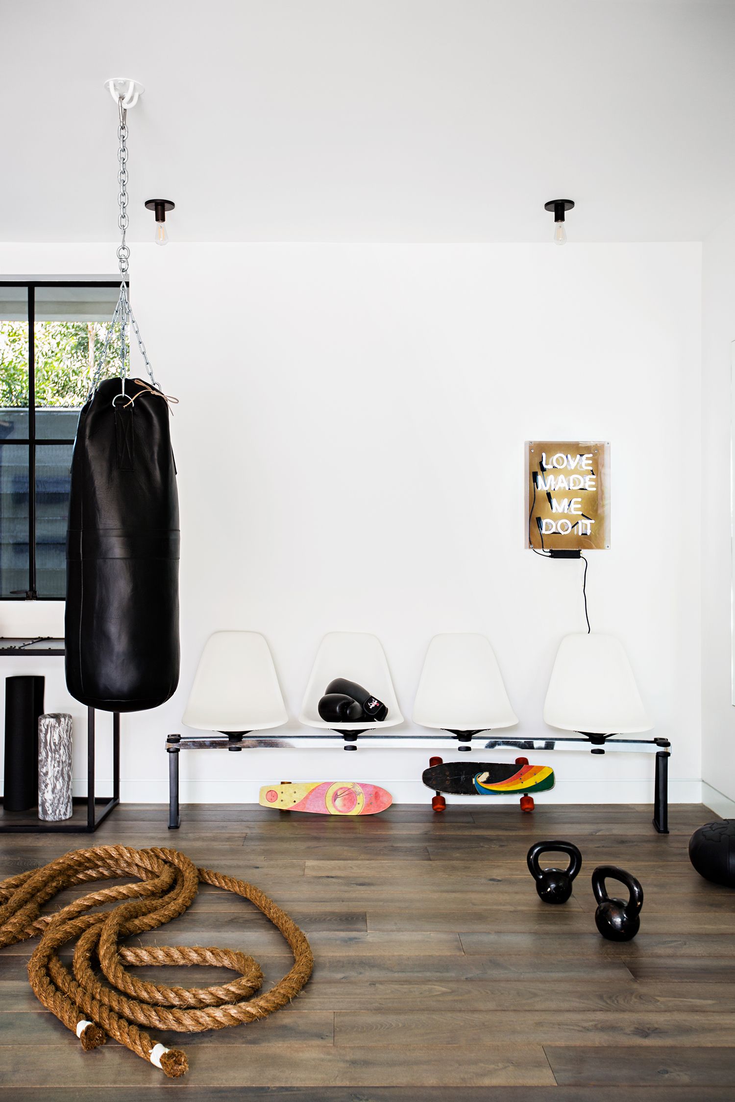 20 Home Gym Ideas - Small Space Home Gym Inspo