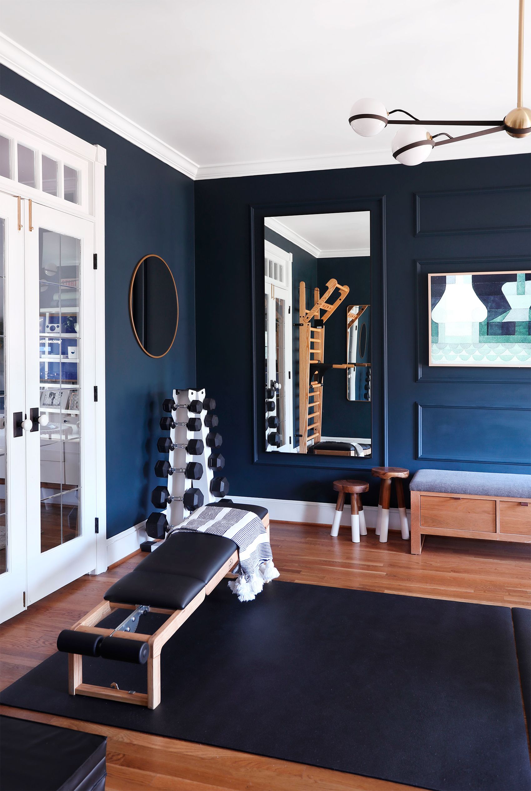 Home gym wall color ideas new arrivals