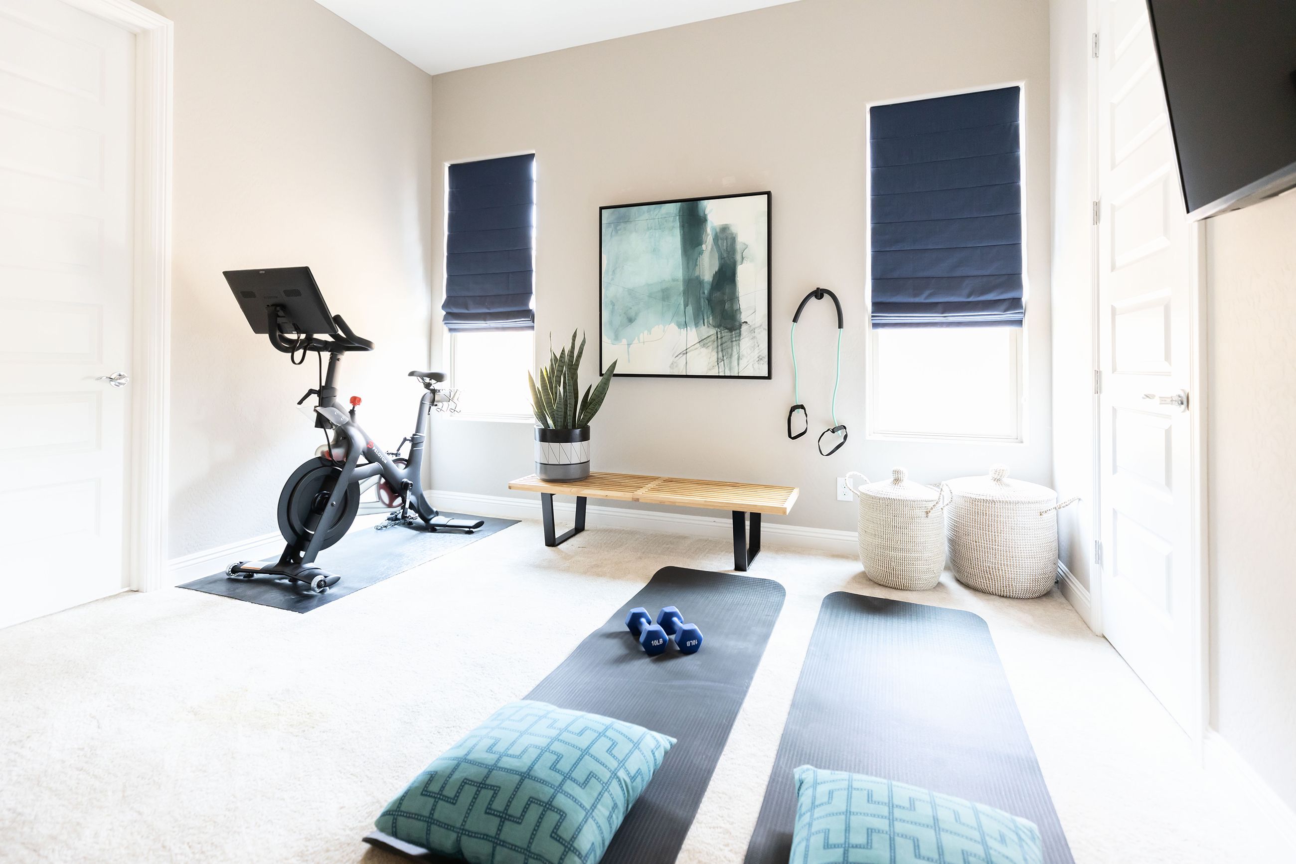 20 Home Gym Ideas - Small Space Home Gym Inspo