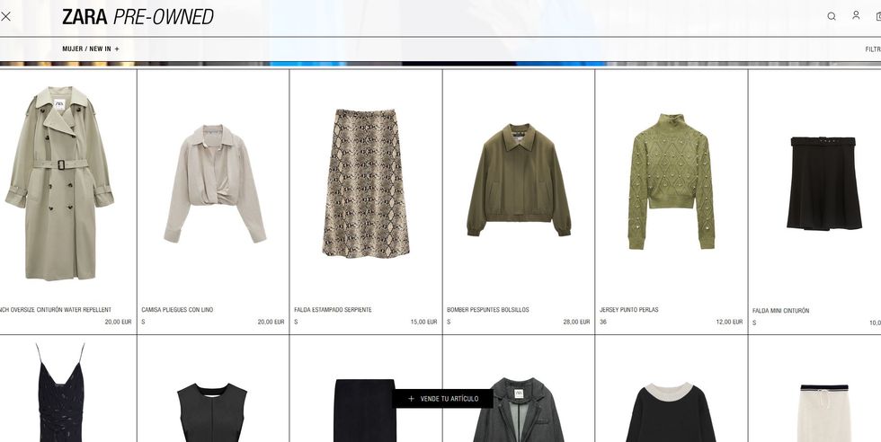 Zara Pre-Owned: qué es, cómo comprar y vender en la tienda de ropa de  segunda mano