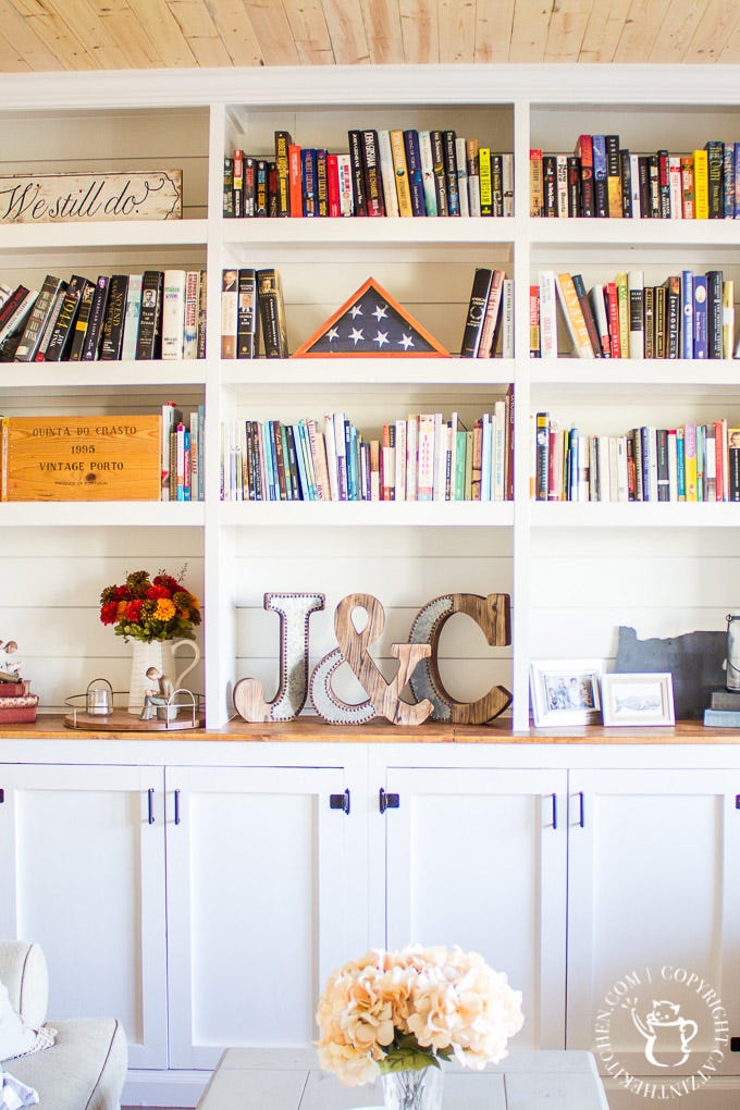 home library ideas shiplap