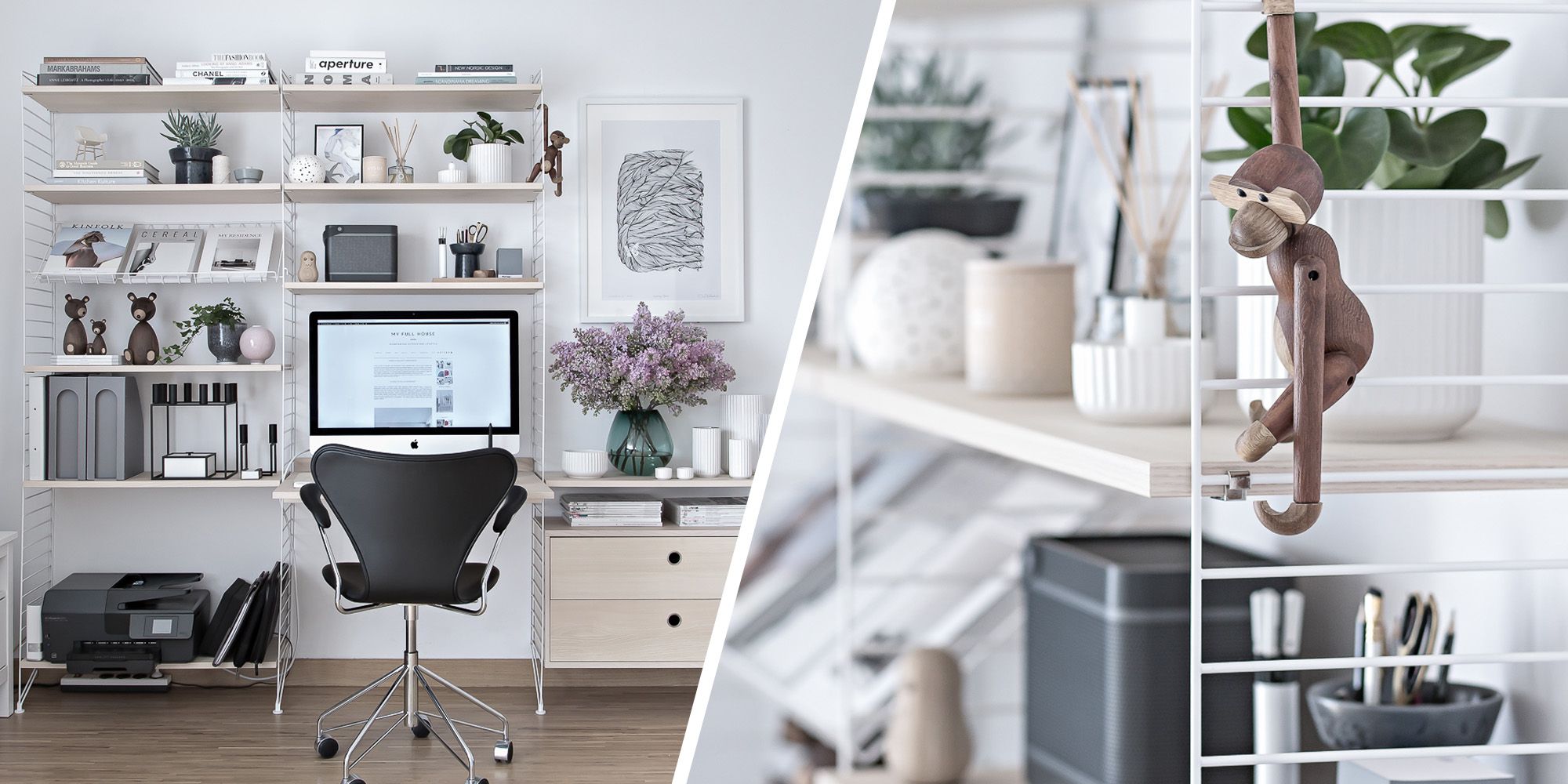 Home Office With Scandinavian Design