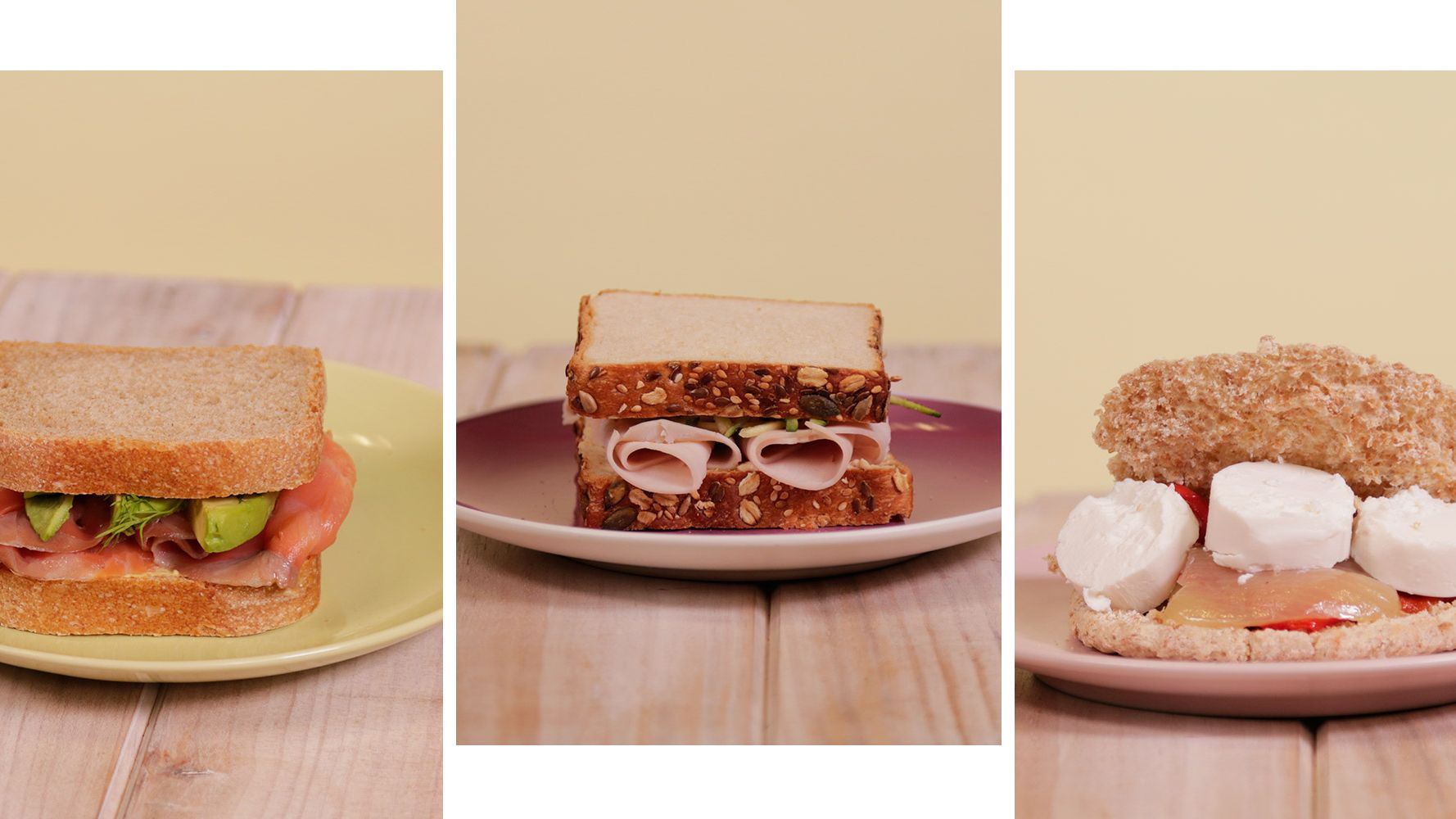 3 sándwiches fáciles, sanos y deliciosos para llevar al trabajo- Recetas de  sandwiches