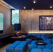 blue home theater