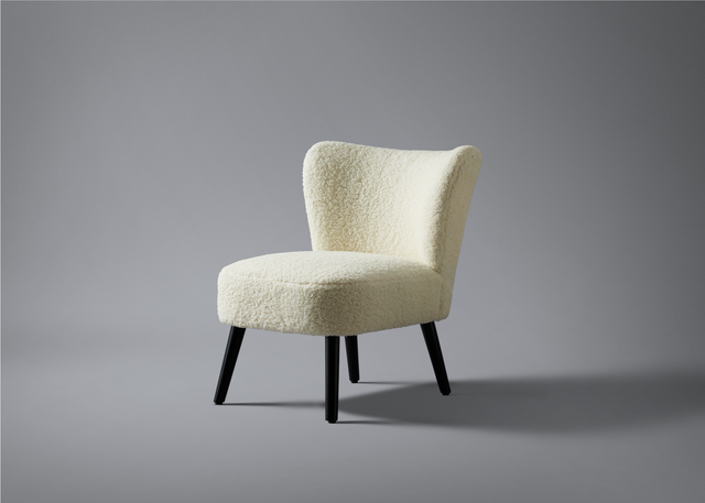 homebase sean boucle occasional chair