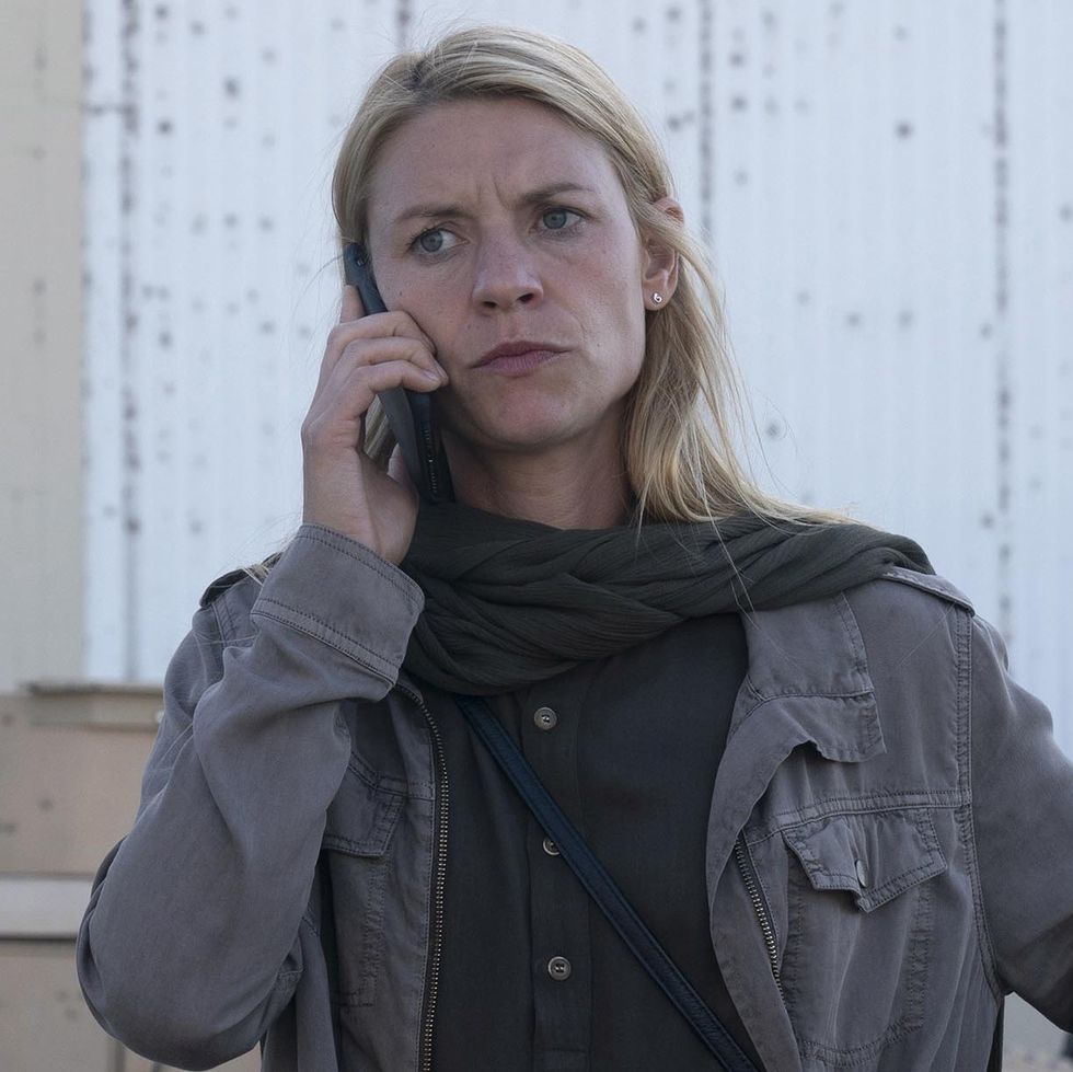 claire danes as carrie mathison in homeland season 8, episode 10