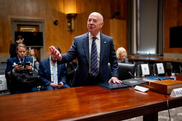 homeland security secretary alejandro mayorkas testifies to senate hearing on department's budget request