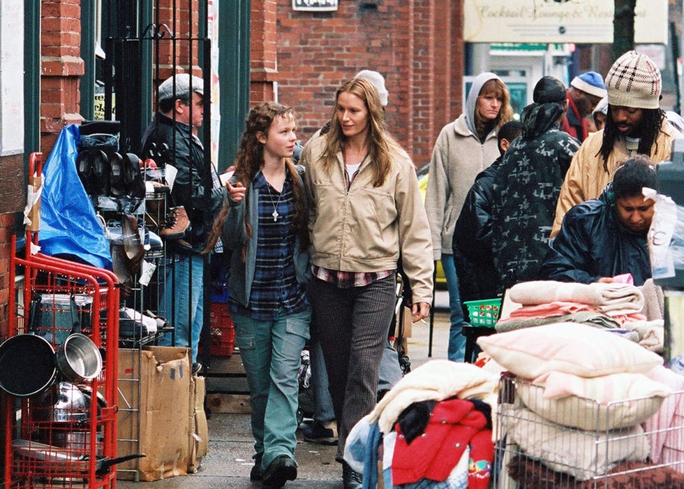 Jeans, Public space, Jacket, Street, Street fashion, Winter, Helmet, Luggage and bags, Human settlement, Market, 