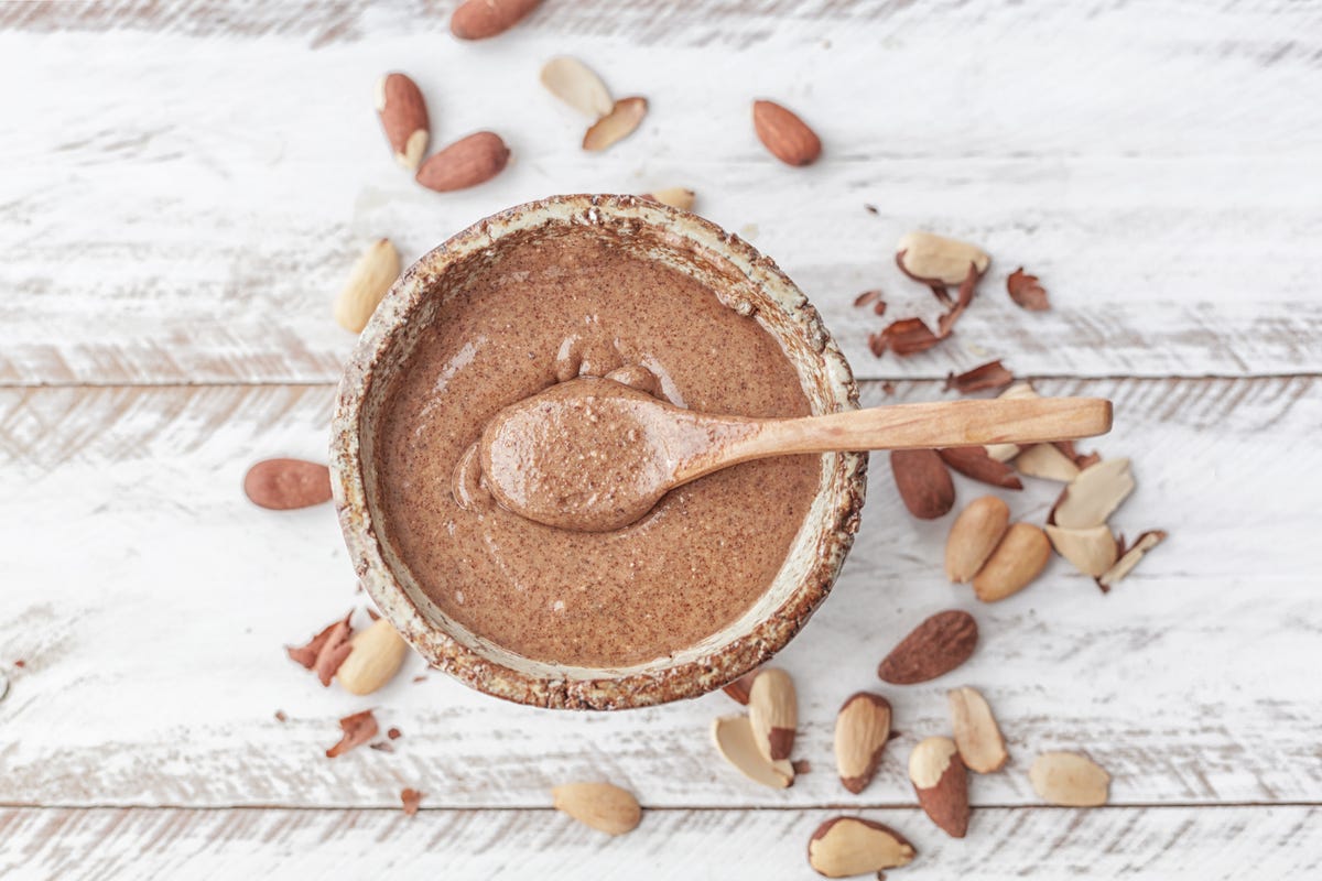 Almond butter. Крем с миндалем.