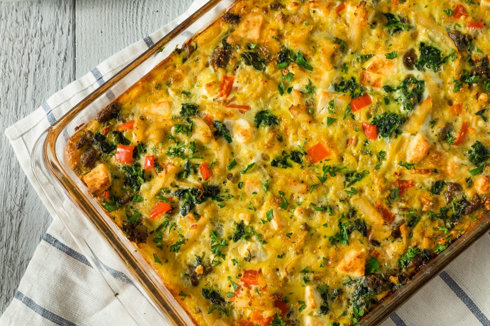 homemade baked egg casserole