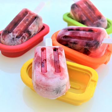homemade berry ice cream