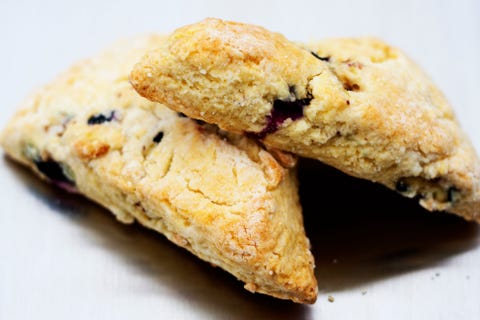 homemade blueberry scones